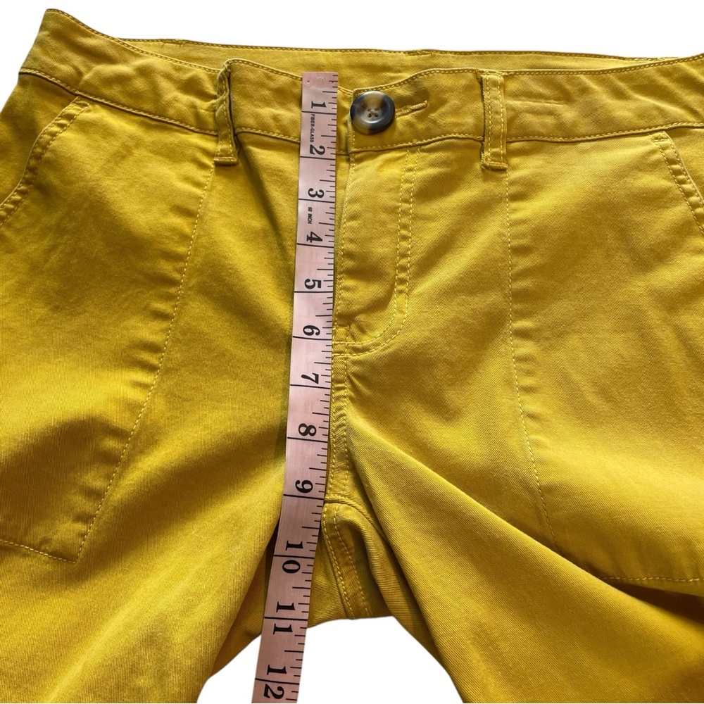 Cabi Marigold Yellow Utility Trousers Cargo Style Pants - Womens Size 6 - Picture 7 of 10